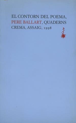 CONTORN DEL POEMA,EL | 9788477272168 | BALLART,PERE | Galatea Llibres | Librería online de Reus, Tarragona | Comprar libros en catalán y castellano online