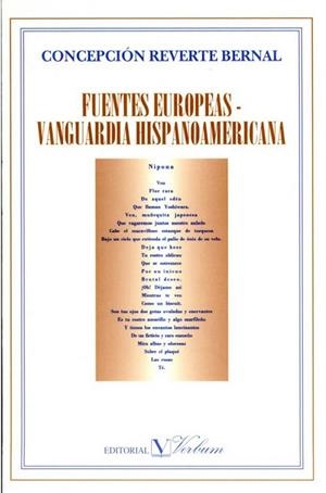 FUENTES EUROPEAS - VANGUARDIA HISPANOAMERICANA | 9788479621209 | REVERTE BERNAL, CONCEPCION | Galatea Llibres | Llibreria online de Reus, Tarragona | Comprar llibres en català i castellà online