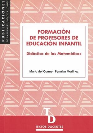 FORMACION DE PROFESORES DE EDUCACION INFANTIL | 9788479084257 | PENALVA MARTINEZ, MARIA DEL CARMEN | Galatea Llibres | Llibreria online de Reus, Tarragona | Comprar llibres en català i castellà online