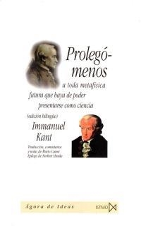 PROLEGOMENOS A TODA METAFISICA FUTURA... | 9788470903342 | KANT, IMMANUEL | Galatea Llibres | Librería online de Reus, Tarragona | Comprar libros en catalán y castellano online