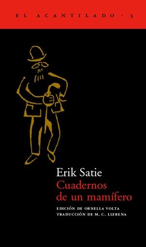 CUADERNOS DE UN MAMIFERO | 9788493065713 | SATIE, ERIK | Galatea Llibres | Librería online de Reus, Tarragona | Comprar libros en catalán y castellano online