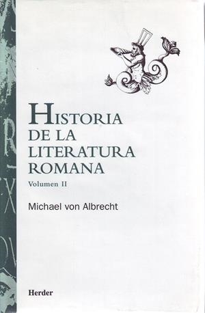 HISTORIA DE LA LITERATURA ROMANA. VOLUMEN II | 9788425420382 | ALBRECHT, MICHAEL VON | Galatea Llibres | Librería online de Reus, Tarragona | Comprar libros en catalán y castellano online