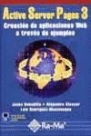 ACTIVE SERVER PAGES 3. CREACION DE APLICACIONES WEB | 9788478974139 | BOBADILLA, JESUS Y OTROS | Galatea Llibres | Llibreria online de Reus, Tarragona | Comprar llibres en català i castellà online
