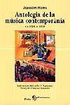 ANTOLOGIA DE LA MUSICA CONTEMPORANIA DEL 1900 AL 1959 | 9788473066471 | HOMS, JOAQUIN | Galatea Llibres | Librería online de Reus, Tarragona | Comprar libros en catalán y castellano online