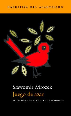 JUEGO DE AZAR | 9788495359339 | MROZEK, SLAWOMIR | Galatea Llibres | Librería online de Reus, Tarragona | Comprar libros en catalán y castellano online