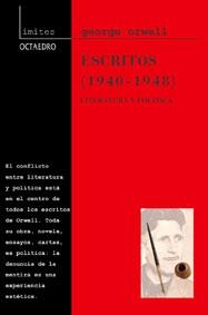 ESCRITOS(1940-1948) | 9788480634748 | ORWELL,GEORGE | Galatea Llibres | Llibreria online de Reus, Tarragona | Comprar llibres en català i castellà online