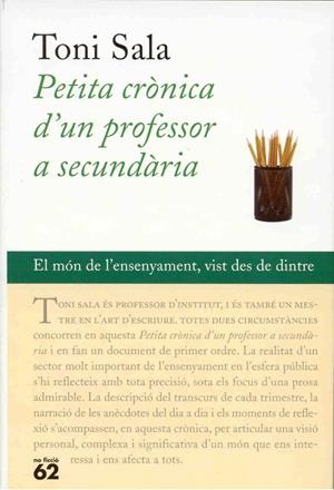 PETITA CRONICA D'UN PROFESSOR A SECUNDARIA | 9788429749687 | SALA, TONI | Galatea Llibres | Llibreria online de Reus, Tarragona | Comprar llibres en català i castellà online