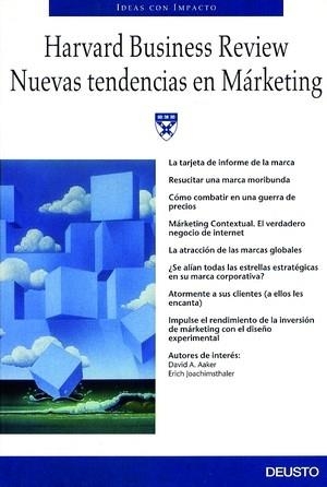 NUEVAS TENDENCIAS EN MARKENTING | 9788423420070 | HARVARD BUSINESS REVIEW | Galatea Llibres | Llibreria online de Reus, Tarragona | Comprar llibres en català i castellà online