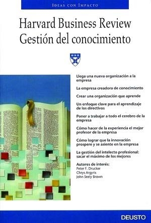 GESTION DEL CONOCIMIENTO | 9788423420230 | HARVARD BUSINESS REVIEW | Galatea Llibres | Llibreria online de Reus, Tarragona | Comprar llibres en català i castellà online