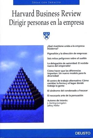 DIRIGIR PERSONAS EN LA EMPRESA | 9788423420223 | HARVARD BUSINESS REVIEW | Galatea Llibres | Llibreria online de Reus, Tarragona | Comprar llibres en català i castellà online