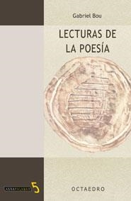 LECTURAS DE LA POESIA | 9788480635974 | BOU, GABRIEL | Galatea Llibres | Librería online de Reus, Tarragona | Comprar libros en catalán y castellano online