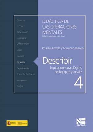 DESCRIBIR. IMPLICACIONES PSICOLÓGICAS, PEDAGÓGICAS Y SOCIALES | 9788427717374 | FARELLO, PATRICIA/BIANCHI, FERRUCCIO | Galatea Llibres | Llibreria online de Reus, Tarragona | Comprar llibres en català i castellà online
