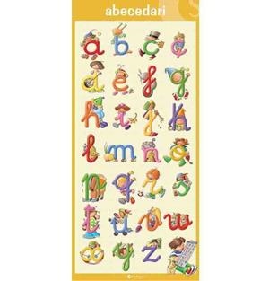 ABECEDARI (2 PÒSTERS) | 9788484127390 | CULLA PERARNAU, RITA | Galatea Llibres | Llibreria online de Reus, Tarragona | Comprar llibres en català i castellà online