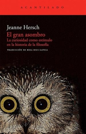 GRAN ASOMBRO, EL | 9788492649778 | HERSCH, JEANNE | Galatea Llibres | Librería online de Reus, Tarragona | Comprar libros en catalán y castellano online
