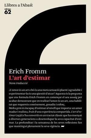 ART D'ESTIMAR, L' | 9788429761474 | FROMM, ERICH | Galatea Llibres | Librería online de Reus, Tarragona | Comprar libros en catalán y castellano online