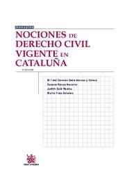 NOCIONES DE DERECHO CIVIL VIGENTE EN CATALUÑA | 9788490042014 | GETE ALONSO | Galatea Llibres | Librería online de Reus, Tarragona | Comprar libros en catalán y castellano online