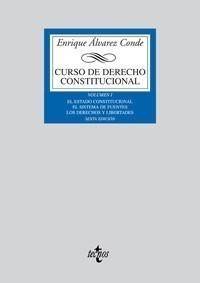 CURSO DE DERECHO CONSTITUCIONAL | 9788430947577 | ÁLVAREZ CONDE, ENRIQUE | Galatea Llibres | Librería online de Reus, Tarragona | Comprar libros en catalán y castellano online