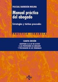 MANUAL PRÁCTICO DEL ABOGADO | 9788430952823 | BARBERÁN MOLINA, PASCUAL JORGE | Galatea Llibres | Llibreria online de Reus, Tarragona | Comprar llibres en català i castellà online