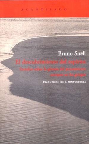 DESCUBRIMIENTO DEL ESPIRITU, EL | 9788496834224 | SNELL, BRUNO | Galatea Llibres | Librería online de Reus, Tarragona | Comprar libros en catalán y castellano online