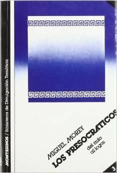 PRESOCRATICOS, LOS | 9788489354708 | MOREY, MIGUEL | Galatea Llibres | Librería online de Reus, Tarragona | Comprar libros en catalán y castellano online