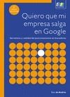QUIERO QUE MI EMPRESA SALGA EN GOOGLE. 3ª EDICIÓN ACTUALIZADA | 9788415457305 | DE ANDRÉS, SICO | Galatea Llibres | Llibreria online de Reus, Tarragona | Comprar llibres en català i castellà online