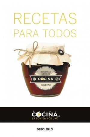 RECETAS PARA TODOS | 9788490322666 | CANAL COCINA | Galatea Llibres | Llibreria online de Reus, Tarragona | Comprar llibres en català i castellà online