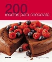 200 RECETAS PARA CHOCOLATE | 9788480768986 | Galatea Llibres | Librería online de Reus, Tarragona | Comprar libros en catalán y castellano online