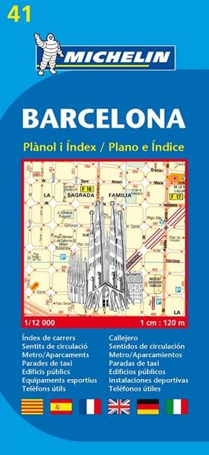 BARCELONA MAPA 1:12 000 MICHELIN | 9782067127678 | MICHELIN | Galatea Llibres | Llibreria online de Reus, Tarragona | Comprar llibres en català i castellà online