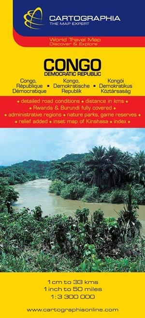 CONGO MAPA CARTOGRAPHICA | 9789633529751 | Galatea Llibres | Llibreria online de Reus, Tarragona | Comprar llibres en català i castellà online