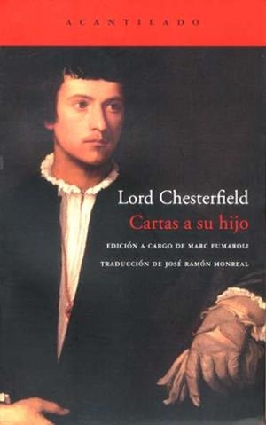 CARTAS A SU HIJO | 9788496489400 | CHESTERFIELD, LORD | Galatea Llibres | Librería online de Reus, Tarragona | Comprar libros en catalán y castellano online