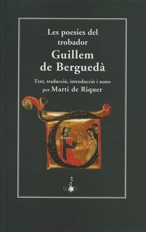 POESIES DEL TROBADOR GUILLEM DE BERGUEDA, LES     (DIP) | 9788477271680 | DE RIQUER, MARTI (TRAD.) | Galatea Llibres | Llibreria online de Reus, Tarragona | Comprar llibres en català i castellà online