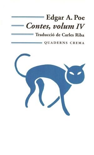 CONTES,VOLUM IV | 9788485704118 | POE, EDGAR ALLAN | Galatea Llibres | Librería online de Reus, Tarragona | Comprar libros en catalán y castellano online