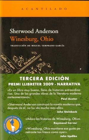WINESBURG, OHIO | 9788492649167 | ANDERSON, SHERWOOD | Galatea Llibres | Llibreria online de Reus, Tarragona | Comprar llibres en català i castellà online