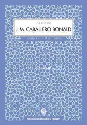 VOZ DE J.M.CABALLERO BONALD (+CD) | 9788493747480 | CABALLERO BONALD, JOSE MANUEL | Galatea Llibres | Librería online de Reus, Tarragona | Comprar libros en catalán y castellano online