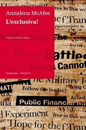 L'EXCLUSIVA! | 9788497878012 | MCAFEE, ANNALENA | Galatea Llibres | Librería online de Reus, Tarragona | Comprar libros en catalán y castellano online