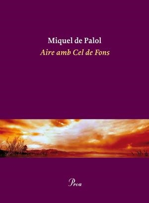 AIRE AMB CEL DE FONS | 9788475882932 | DE PALOL, MIQUEL | Galatea Llibres | Llibreria online de Reus, Tarragona | Comprar llibres en català i castellà online