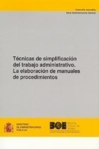 TÉCNICAS DE SIMPLIFICACIÓN DEL TRABAJO ADMINISTRATIVO | 9788434011335 | VARIOS AUTORES | Galatea Llibres | Librería online de Reus, Tarragona | Comprar libros en catalán y castellano online