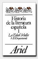 EDAD MEDIA.HISTORIA DE LA LITERATURA ESPAÑOLA VOL.1 | 9788434483057 | DEYERMOND, A.D. | Galatea Llibres | Llibreria online de Reus, Tarragona | Comprar llibres en català i castellà online