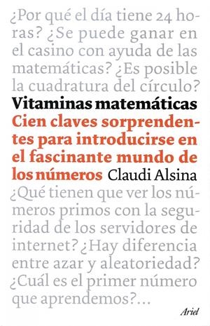 VITAMINAS MATEMATICAS | 9788434453500 | ALSINA, CLAUDI | Galatea Llibres | Librería online de Reus, Tarragona | Comprar libros en catalán y castellano online
