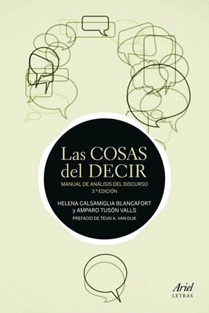 LAS COSAS DEL DECIR | 9788434405691 | CALSAMIGLIA BLANCAFORT, HELENA/AMPARO TUSÓN | Galatea Llibres | Librería online de Reus, Tarragona | Comprar libros en catalán y castellano online