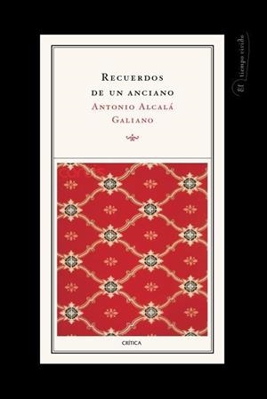 RECUERDOS DE UN ANCIANO | 9788498920017 | ALCALÁ GALIANO, ANTONIO | Galatea Llibres | Librería online de Reus, Tarragona | Comprar libros en catalán y castellano online