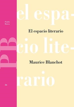 EL ESPACIO LITERARIO | 9788475097152 | BLANCHOT, MAURICE | Galatea Llibres | Llibreria online de Reus, Tarragona | Comprar llibres en català i castellà online