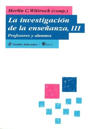 INVESTIGACION DE LA ENSEÑANZA III, LA | 9788475095196 | MERLIN C.WITTROCK | Galatea Llibres | Librería online de Reus, Tarragona | Comprar libros en catalán y castellano online