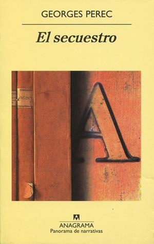 SECUESTRO, EL | 9788433908360 | PEREC, GEORGES | Galatea Llibres | Llibreria online de Reus, Tarragona | Comprar llibres en català i castellà online
