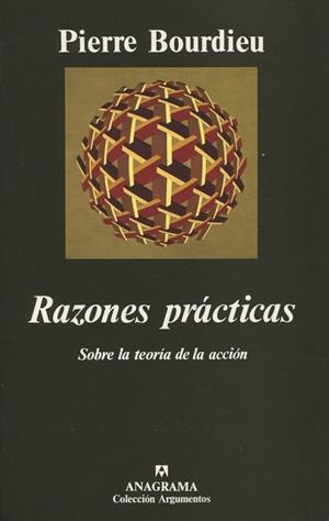 RAZONES PRACTICAS | 9788433905437 | BOURDIEU, PIERRE | Galatea Llibres | Llibreria online de Reus, Tarragona | Comprar llibres en català i castellà online
