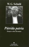 PUTRIDA PATRIA | 9788433962218 | SEBALD, W. G. | Galatea Llibres | Llibreria online de Reus, Tarragona | Comprar llibres en català i castellà online