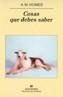 COSAS QUE DEBES SABER | 9788433970824 | HOLMES, A.M. | Galatea Llibres | Librería online de Reus, Tarragona | Comprar libros en catalán y castellano online