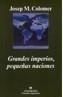 GRANDES IMPERIOS, PEQUEÑAS NACIONES | 9788433962423 | COLOMER, JOSEP | Galatea Llibres | Llibreria online de Reus, Tarragona | Comprar llibres en català i castellà online