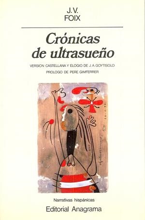 CRONICAS DE ULTRASUEÑO | 9788433917379 | FOIX, J. V. (1894-1987) | Galatea Llibres | Llibreria online de Reus, Tarragona | Comprar llibres en català i castellà online