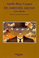 DE JARDINES AJENOS.LIBRO ABIERTO | 9788483105153 | BIOY CASARS, ADOLFO | Galatea Llibres | Llibreria online de Reus, Tarragona | Comprar llibres en català i castellà online